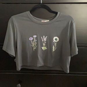 🦋Flower crop top